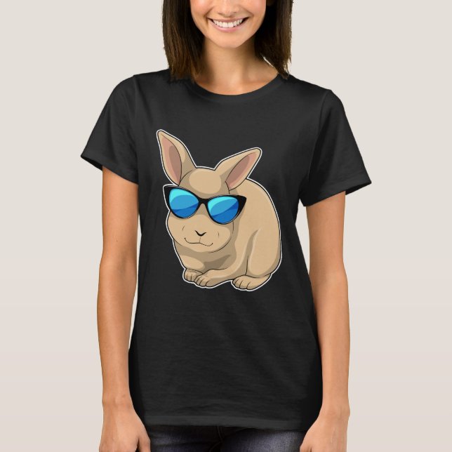 Camiseta Gafas de sol de conejo (Anverso)