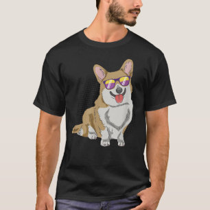 Camiseta Gafas de sol de Corgi galés para Corgi Breeder, We