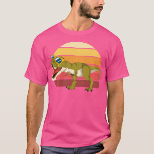 Camiseta Gafas de sol de dinosaurios de Guay retro