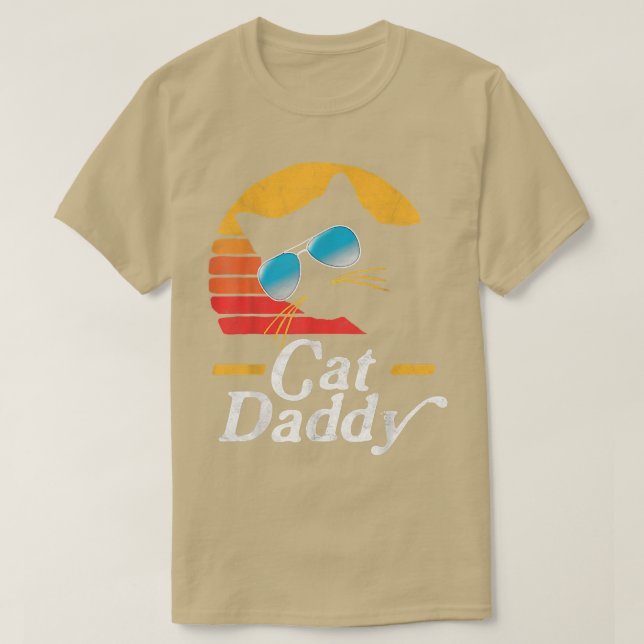 Camiseta Gafas de sol de estilo Cat Retro de Cat Daddy D de (Diseño del anverso)