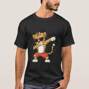 Camiseta Gafas de sol de guepardo Dabbing Diseño de baile d