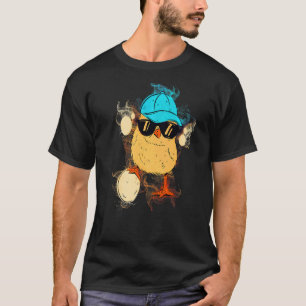 Camiseta Gafas de sol de huevo de arte de salpicaduras de a