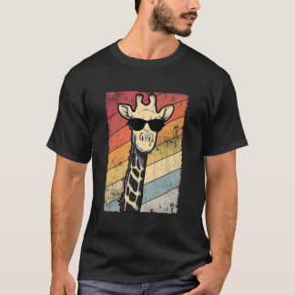Camiseta Gafas de sol de jirafa Animal