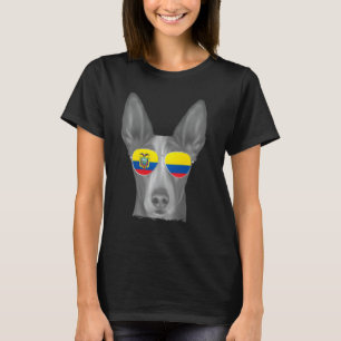 Camiseta Gafas de sol de la bandera ecuatoriana de Ibiza