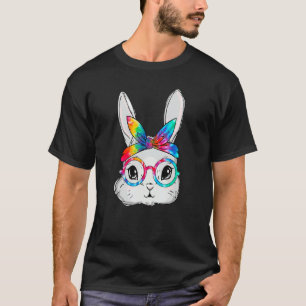 Camiseta Gafas de sol de la cara de conejita Gafas de cente