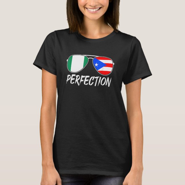 Camiseta Gafas de sol de la interpretación nigeriana más pu (Anverso)