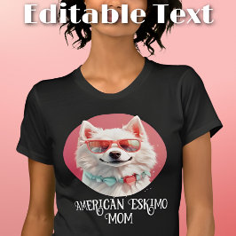Camiseta Gafas de sol de la mamá esquimal americana