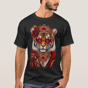 Camiseta Gafas de sol de Leopardo Rugido de Tigre Genial, T