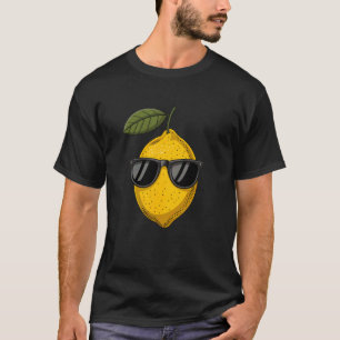 Camiseta Gafas de sol de limón Cool para hombres mujeres ni