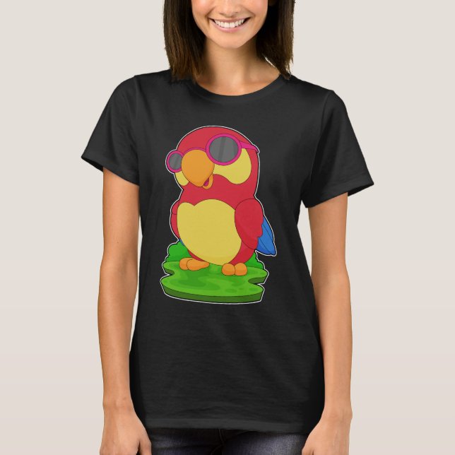 Camiseta Gafas de sol de loro (Anverso)