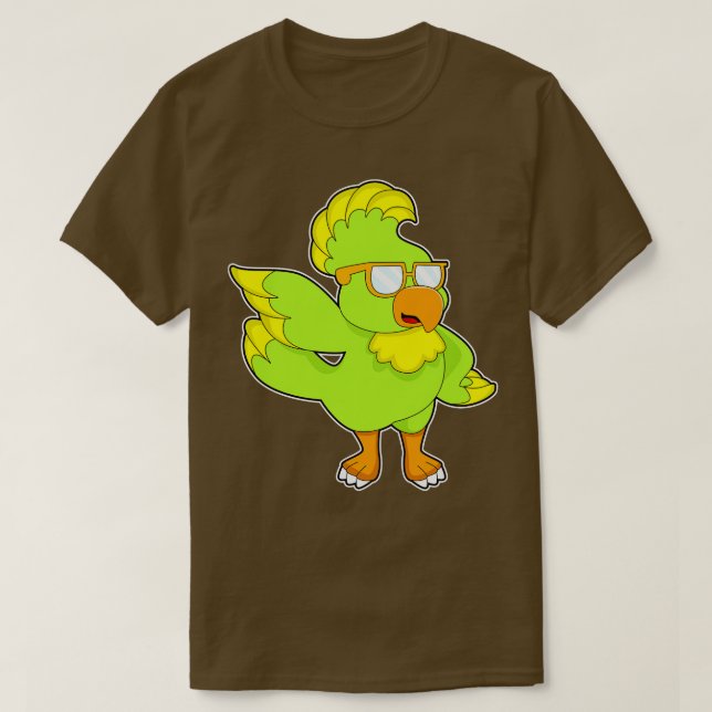 Camiseta Gafas de sol de loro (Diseño del anverso)