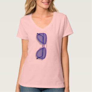 Camiseta Gafas de sol de moda Lady T-Shirt