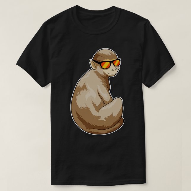 Camiseta Gafas de sol de mono (Diseño del anverso)