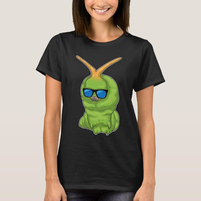 Camiseta Gafas de sol de oruga (Anverso)
