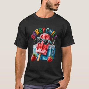 Camiseta Gafas de sol de paleta de helado de bayas frescas 