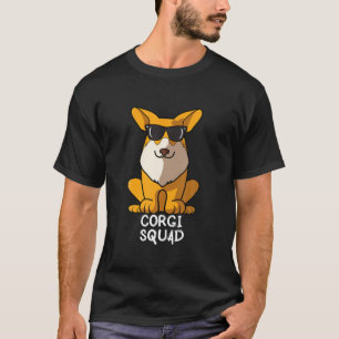 Camiseta Gafas de sol de papá de mamá del perro de Corgi ga