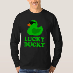 Camiseta Gafas de sol de pato de goma Lucky Ducky Animal ge
