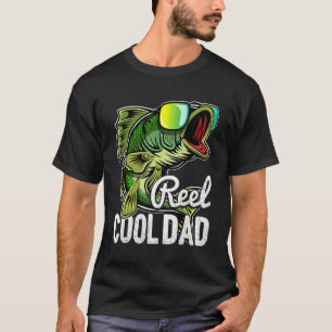 Camiseta Gafas de sol de pesca para hombre Reel Cool Dad Dí