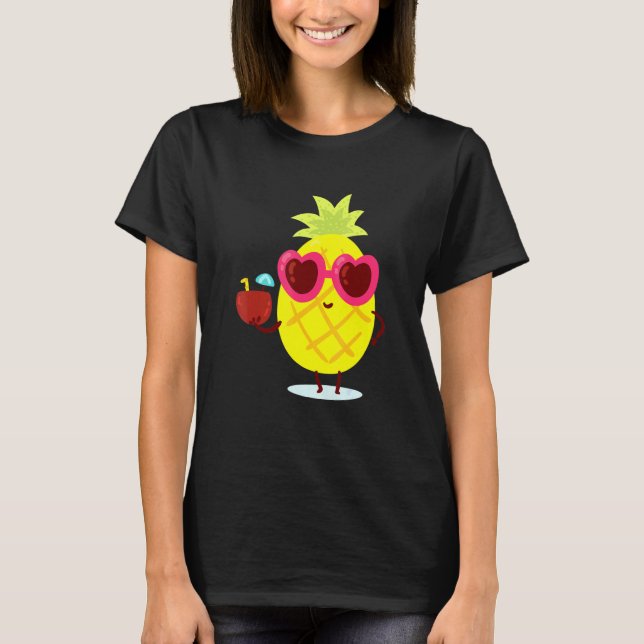Camiseta Gafas de sol de piña 2 (Anverso)