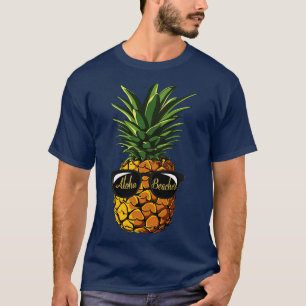 Camiseta Gafas de sol de piña Aloha Bebe Hawái