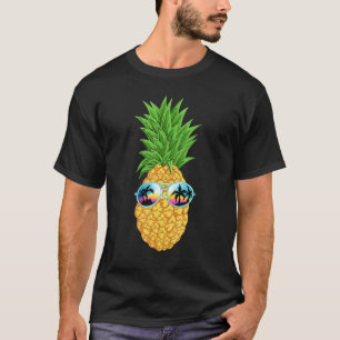 Camiseta Gafas de sol de piña Aloha Bebe Hawái
