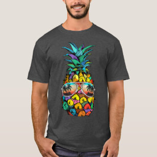 Camiseta Gafas de sol de piña Aloha Bebe Hawái