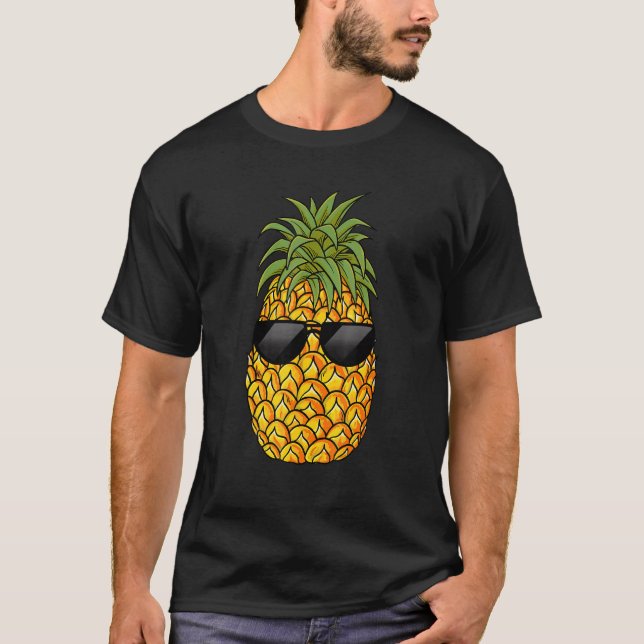 Camiseta Gafas de sol de piña Aloha Bebe Hawaii (Anverso)