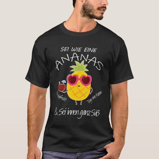 Camiseta Gafas de sol de piña Aloha Bebe Hawaii (Anverso)