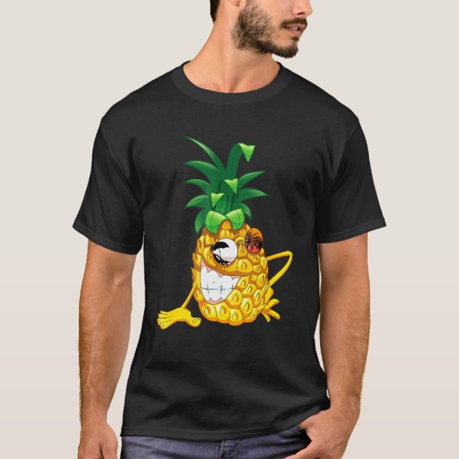 Camiseta Gafas de sol de piña Aloha Bebe Hawaii (Anverso)