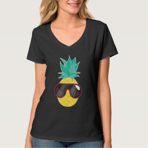 Camiseta Gafas de sol de piña Aloha Bebe Hipster Hawaii
