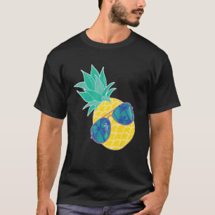 Camiseta Gafas de sol de piña Aloha Bebe Hipster Hawaii