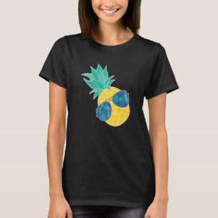 Camiseta Gafas de sol de piña Aloha Bebe Hipster Hawaii