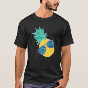 Camiseta Gafas de sol de piña Aloha Bebe Hipster Hawaii