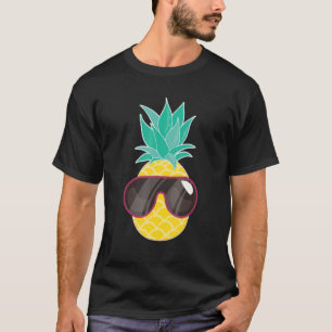 Camiseta Gafas de sol de piña Aloha Bebe Hipster Hawaii