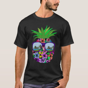 Camiseta Gafas de sol de piña Aloha Hawaii playas de Hawái