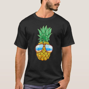 Camiseta Gafas de sol de piña Aloha Hawaii playas de Hawái
