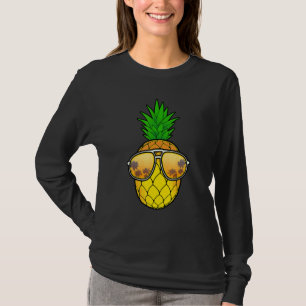 Camiseta Gafas de sol de piña Hombres Hombres Mujeres piña