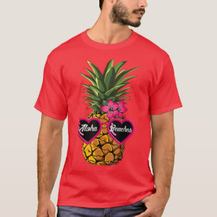 Camiseta Gafas de sol de piña TAloha Beaches Hawai