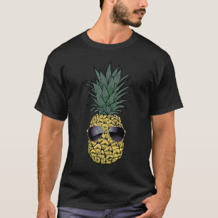 Camiseta Gafas de sol de piña tropical divertidas PJ Boy Ch
