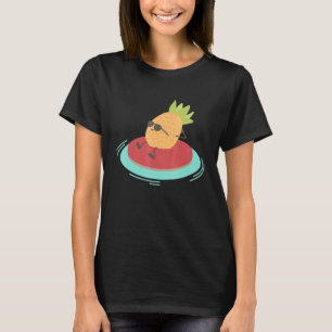 Camiseta Gafas de sol de piña verano natación