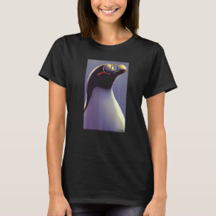 Camiseta Gafas de sol de pingüino animal salvaje Pájaro Mar