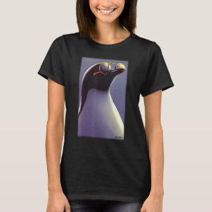 Camiseta Gafas de sol de pingüino animal salvaje Pájaro Mar