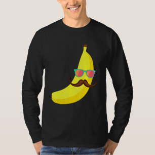 Camiseta Gafas de sol de plátano Trópico de vacaciones de v