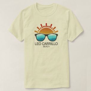 Camiseta Gafas de sol de playa Leo Carrillo California