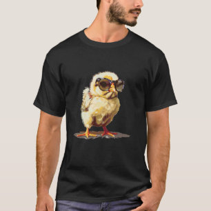 Camiseta Gafas de sol de pollo Pretty Baby para miope L