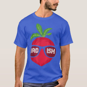 Camiseta Gafas de sol de Radish Vegetales vegetarianos 123