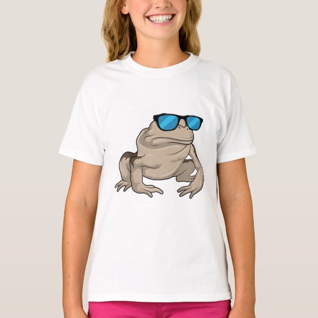 Camiseta Gafas de sol de rana (Anverso)