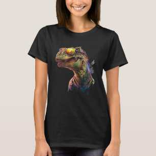 Camiseta Gafas de sol de Raptor de dinosaurio divertido Gua