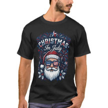 Gafas de sol de Santa navideñas patrióticas en jul