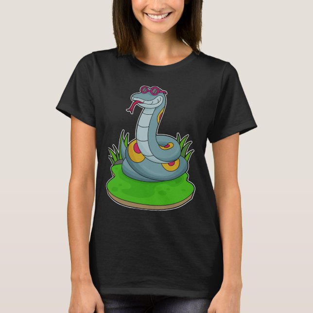 Camiseta Gafas de sol de serpiente (Anverso)
